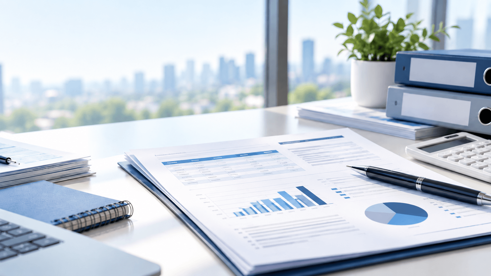 Corporate Finance Desk by the City Window.png