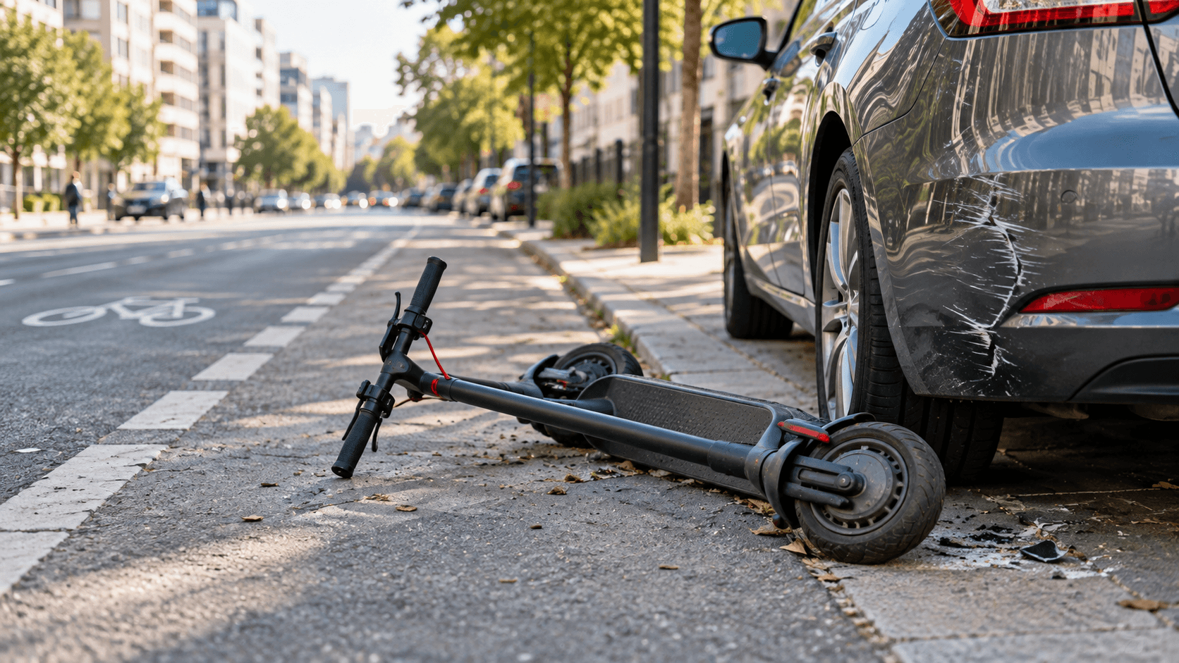 Fallen Scooter by the Scratched Car.png