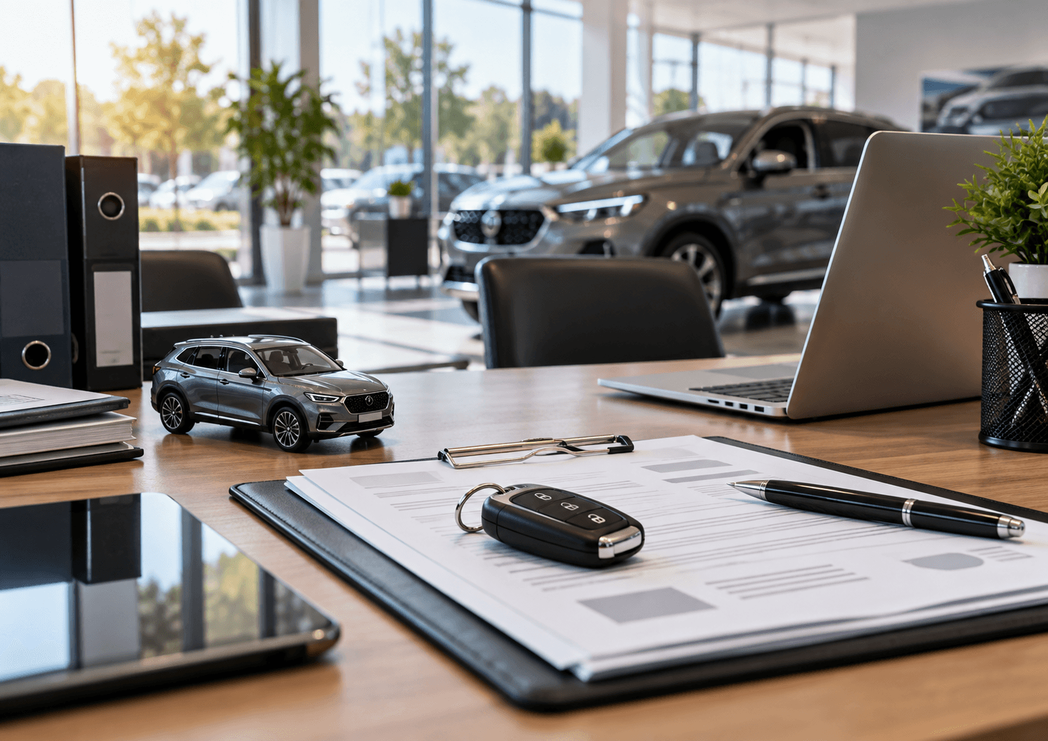 Modern Car Dealership Desk Setup.png