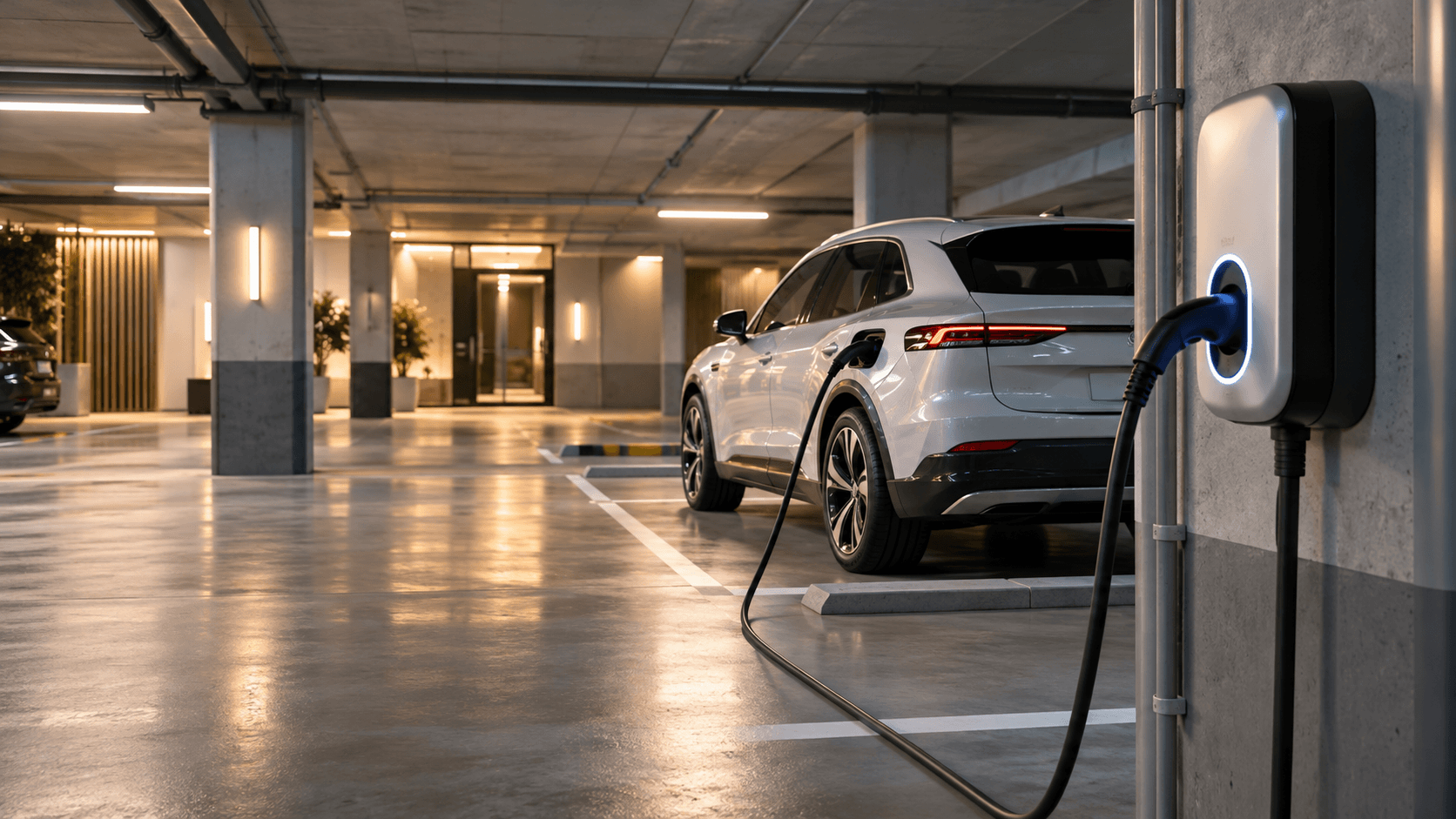 Modern EV Charging in Luxury Garage.png