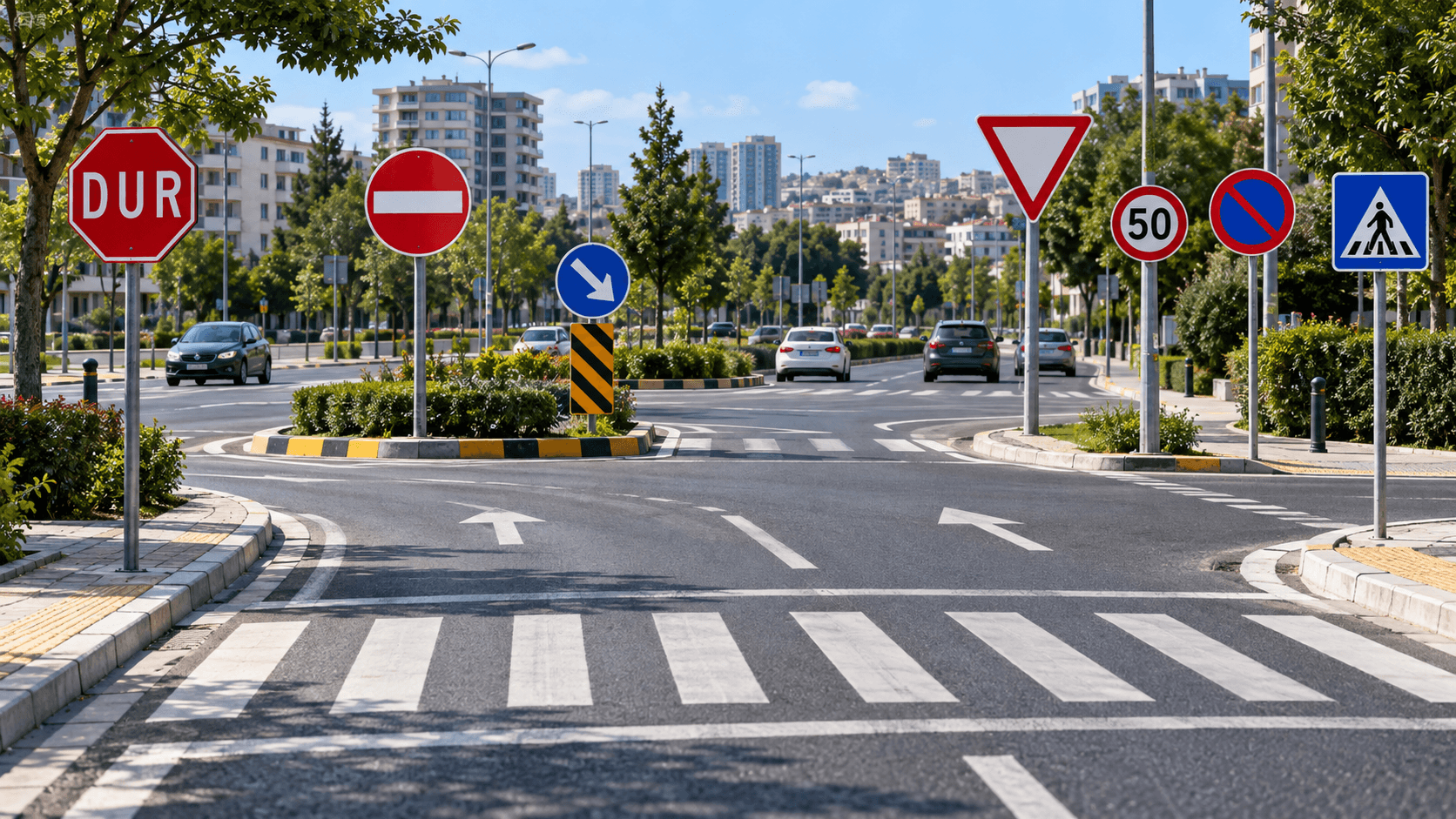 TRAFİK TANZİM İŞARETLERİ VE ANLAMLARI